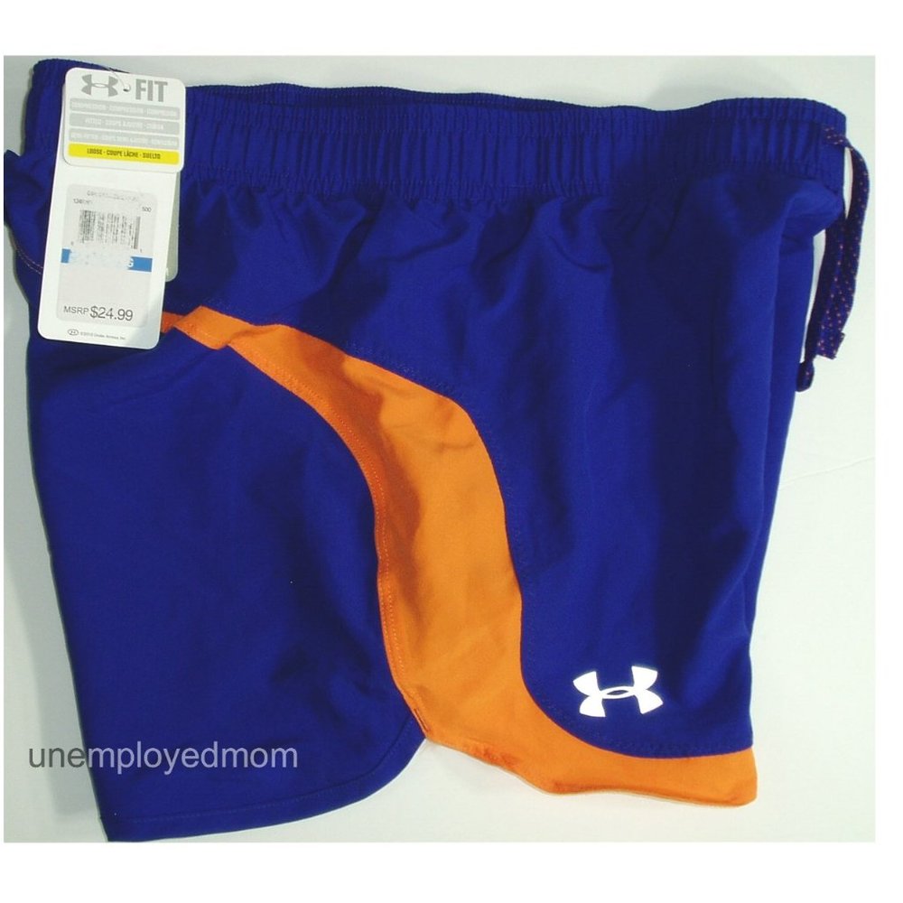 Under Armour Short Loose Fit Youth Girls Sports Athletic Active Wear BTS